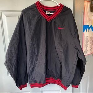 Vintage Nike swoosh 90s pull over windbreaker